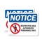 Signmission Restricted Area Authorized Personnel Sign, Vinyl Decal, 10in W x 7in L, 2PK OS-2PACK-NS-D-710-L-18077 - alternate 1